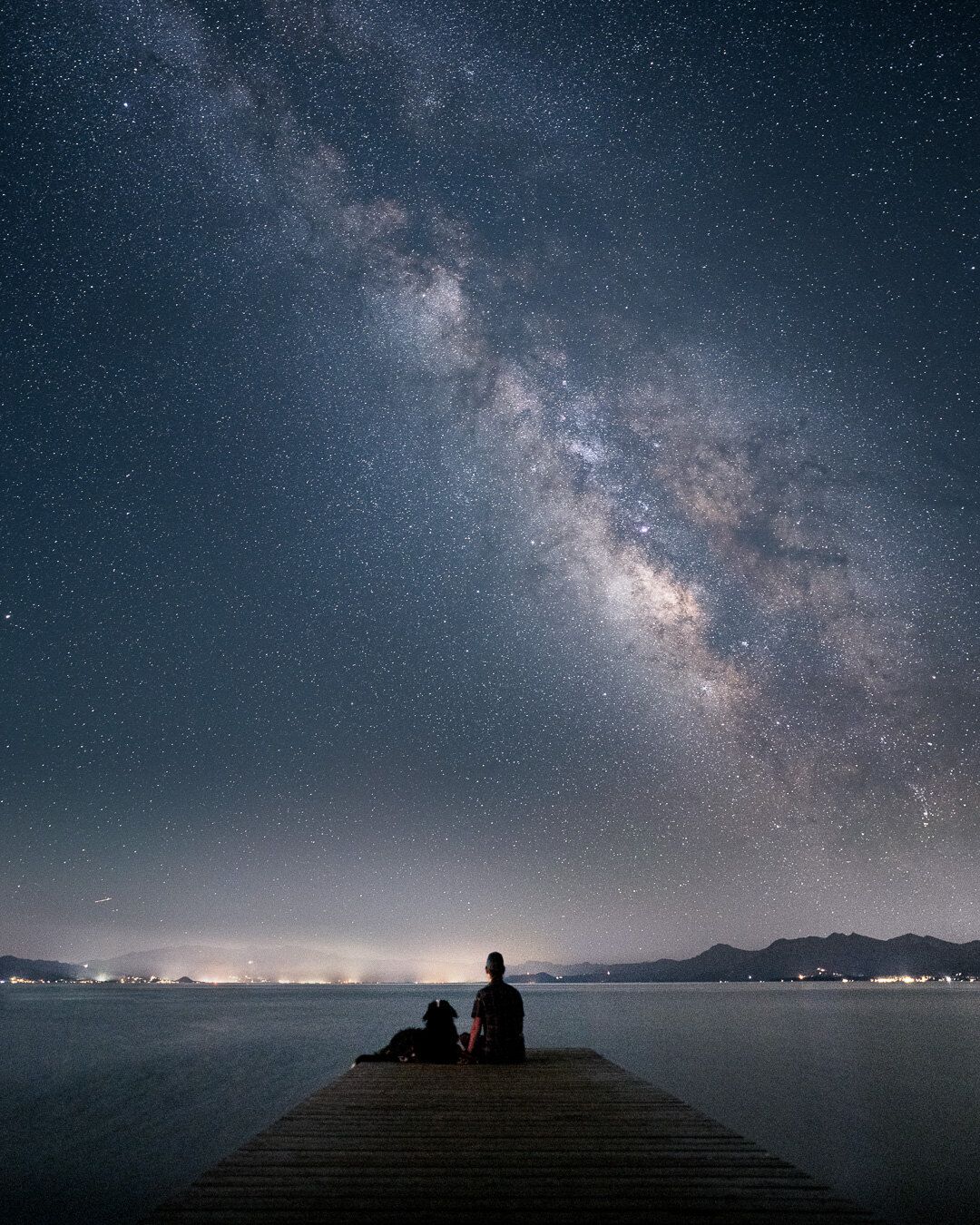 Milky Way over Lake Tahoe